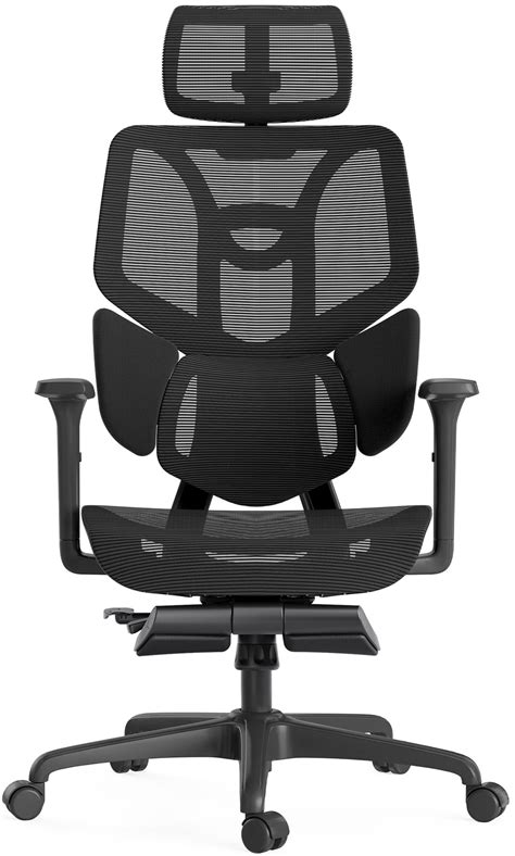 Hbada E3 Ergonomic Office Chair Elastic Adaptative Adjustment Back Lumbar Support Computer Chair ...