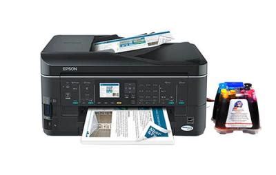 Epson WorkForce 545 All-in-one InkJet Printer with CISS - INKSYSTEM