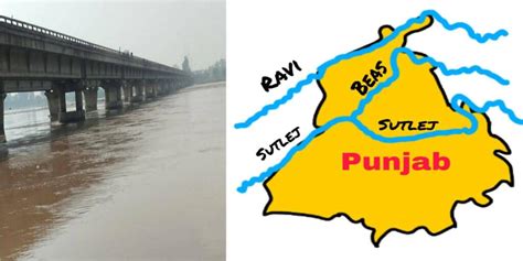 5 rivers of Punjab and origin with end - Tfipost.com