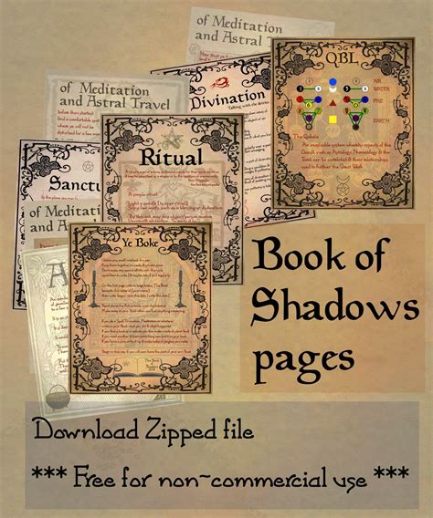 Book of Shadows 05 compendium by Sandgroan on DeviantArt