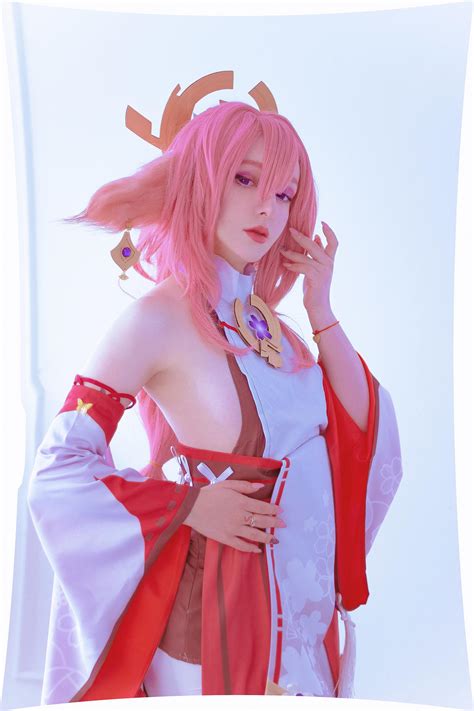 cosplay Genshin Impact Yae Miko cosplay by SICHESSFULL on DeviantArt