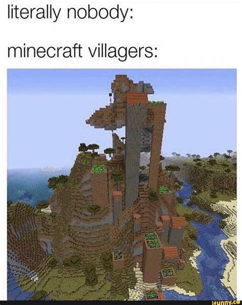 Literally nobody: minecraft villagers: - ) | Minecraft memes, Minecraft funny, Minecraft