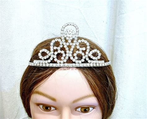 Antique Art Deco Bridal Tiara 1920s Headpiece Rhinestone | Etsy