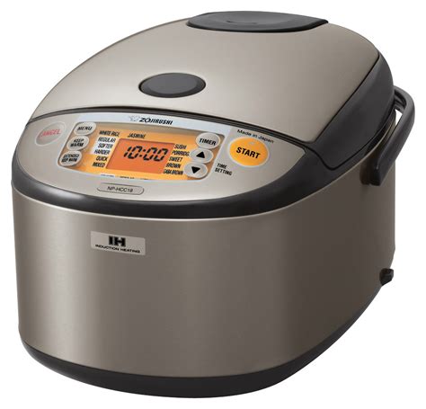 Questions and Answers: Zojirushi 10-Cup Rice Cooker Stainless Dark Gray NP-HCC18XH - Best Buy