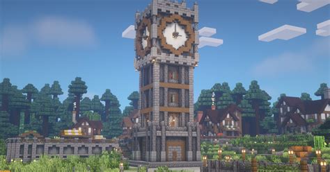 Minecraft Clock Tower Ideas