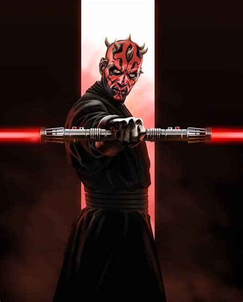 Darth Maul by Adrien Villesange | Darth maul, Star wars pictures, Star wars sith