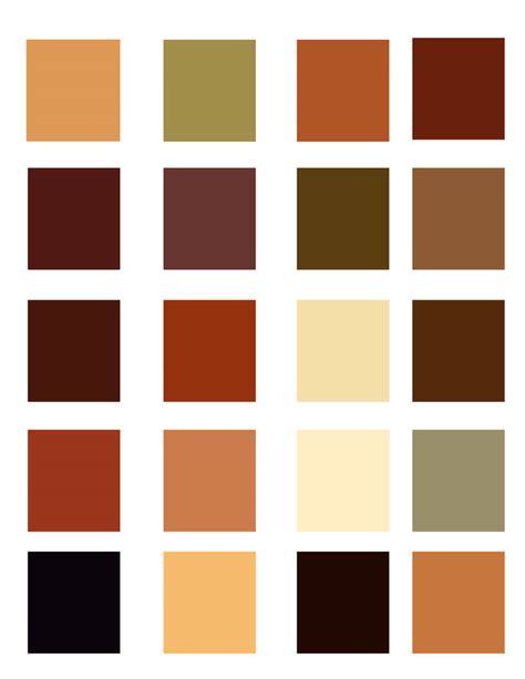 Brown Color Palette by Oceanisuna on DeviantArt