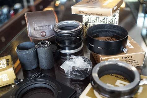 Various Nikon F and F2 accessories - Fotohandel Delfshaven / MK Optics