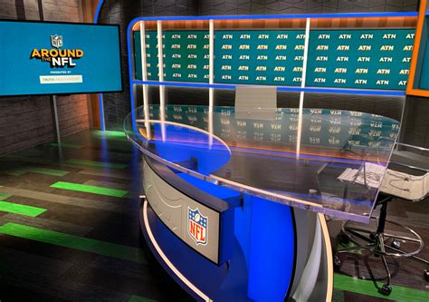 NFL Network Podcast Studio Broadcast Set Design Gallery