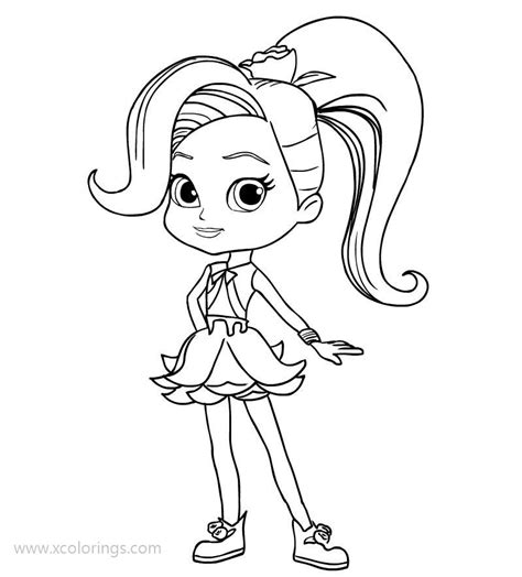 Rainbow Rangers Rosie Redd Coloring Pages - XColorings.com