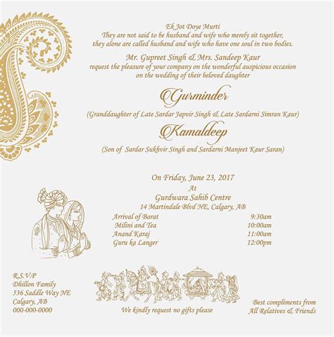 24+ Best Picture of Sikh Wedding Invitations - denchaihosp.com