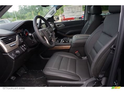 Jet Black Interior 2018 GMC Yukon XL Denali Photo #127735216 | GTCarLot.com