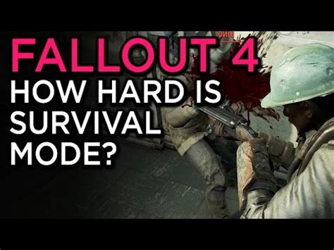 How Hard is Survival Mode? - Fallout 4 - YouTube