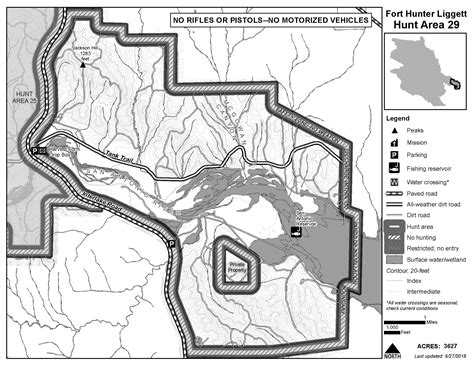 Fort Hunter Liggett California Map - Map