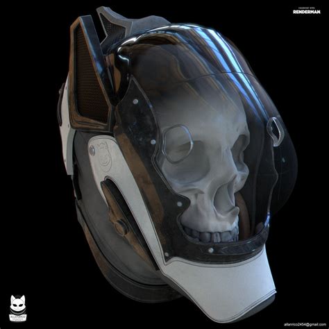 ArtStation - Sci-fi Space Helmet