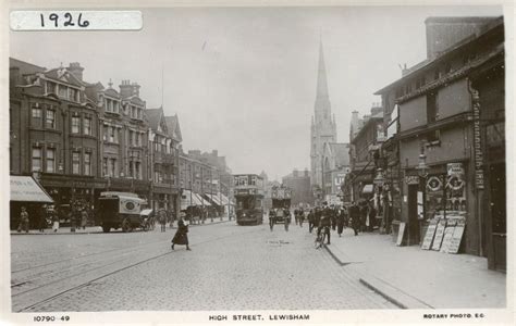 Picture postcard view of High Street, Lewisham, c1926? | Lewisham ...