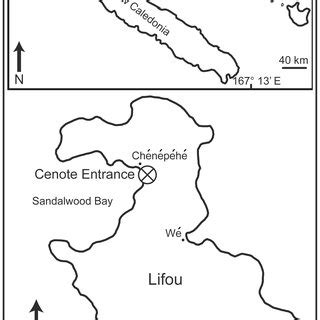 Location of New Caledonia and Lifou. Map showing location of Lifou ...