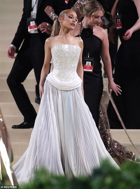 Ariana Grande Stuns in Ethereal Mother of Pearl Gown at Met Gala 2024 ...