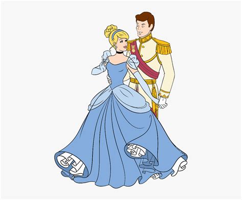 Cinderella And Prince Charming Clip Art, HD Png Download , Transparent Png Image - PNGitem