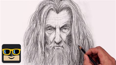 How To Draw Faces | Gandalf | Lord of the Rings - YouTube