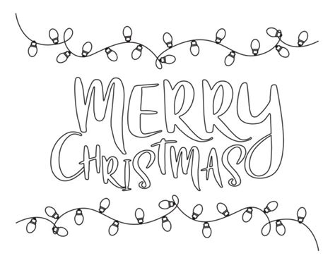 Free Printable Merry Christmas Bubble Letters