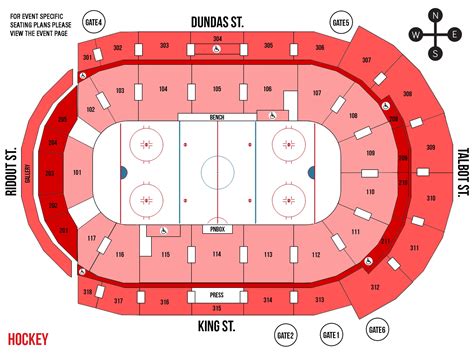 Seating Charts | Budweiser Gardens