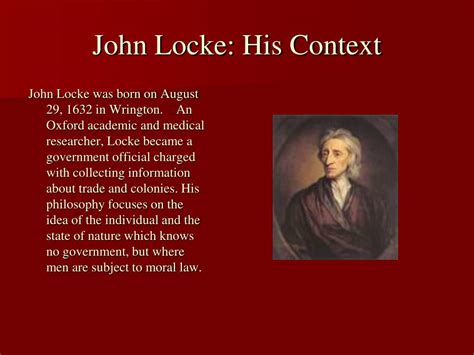 PPT - Political Philosophy: John Locke, The Second Treatise on Government PowerPoint ...