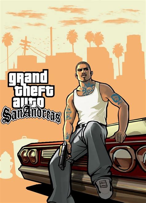4664x6504 Grand Theft Auto: San Andreas - Versão editada da obra original da "Rockstar Games" 2 ...