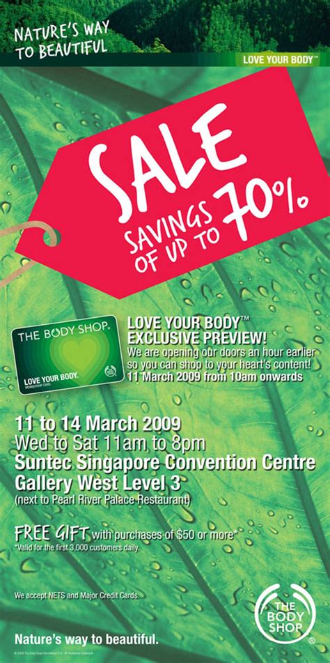 The Body Shop Sale | Great Deals Singapore