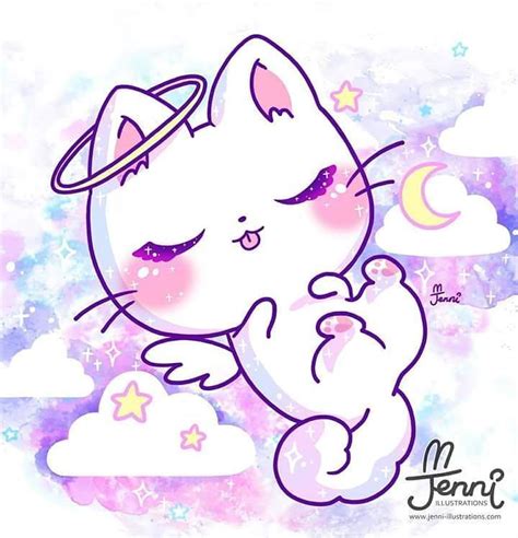 Cat Kawaii Anime Cute Drawings - img-vip