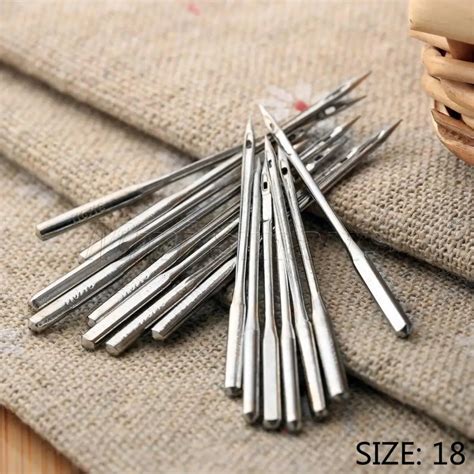 10pcs/Set Size 110/18 Metal Standard Home Sewing Machine Threading ...