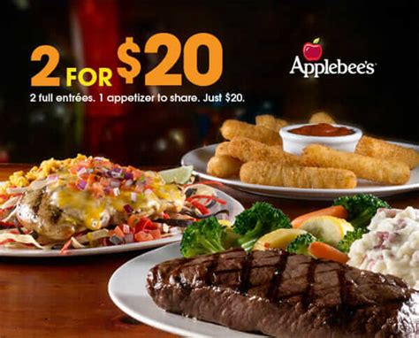 Applebees 2 For 20 Menu - All You Need Infos