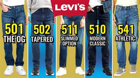 Ultimate Buying Guide To Levis Jeans (501, 502, 511, 541, 510) - YouTube