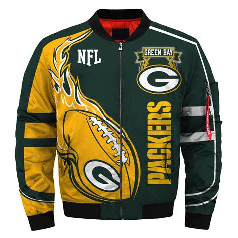 Hot Newest Design 2019 Custom Men's Green Bay Packers Jackets For Sale – 4 Fan Shop