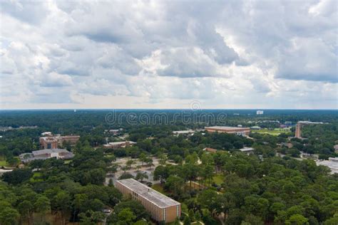 Aerial View of the University of South Alabama Stock Image - Image of ...