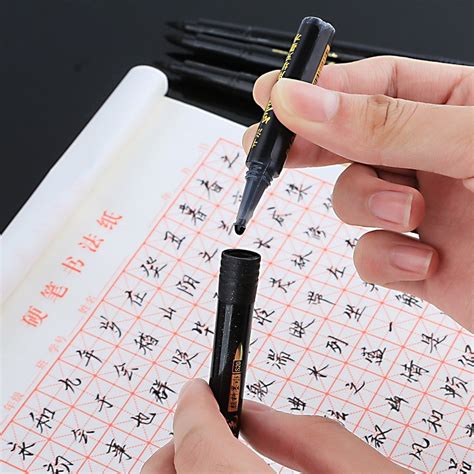 1/3Pcs Calligraphy Pen Hand Lettering Pens Brush Refill Lettering Pens Markers for Writing Drawing B