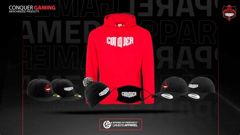 Merchandise for 2021 with Gamers Apparel - Conquer Gaming