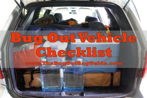 Best Bug Out Vehicle Checklist - The Bug Out Bag Guide