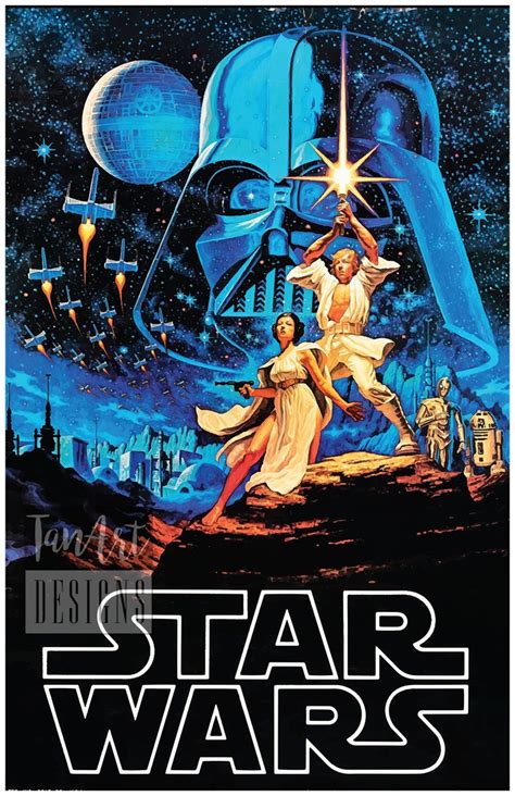 Star Wars Promotion Poster Star Wars Commercial Poster Star Wars Print Vintage Wall Art Retro ...