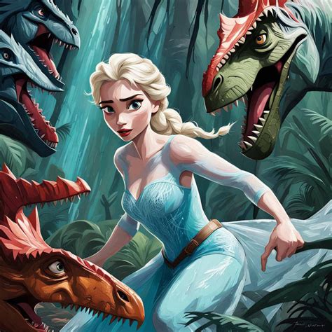 Jurassic Princess - Elsa - hunted by pfadi009 on DeviantArt