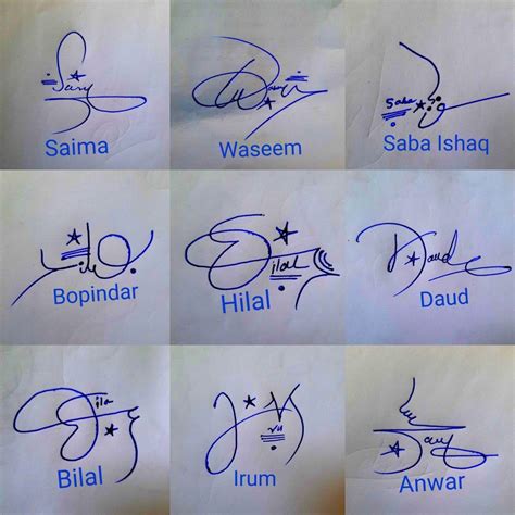 Handwritten Signature Collection | Signature ideas, Cool signatures, Signature creator