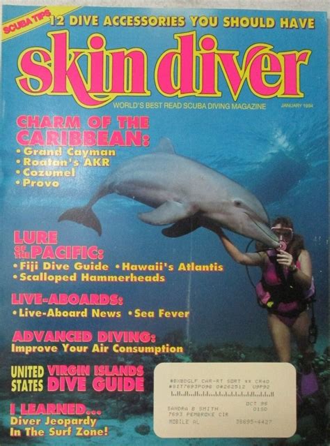 Skin Diver Magazine Back Issues Year 1994 Archive