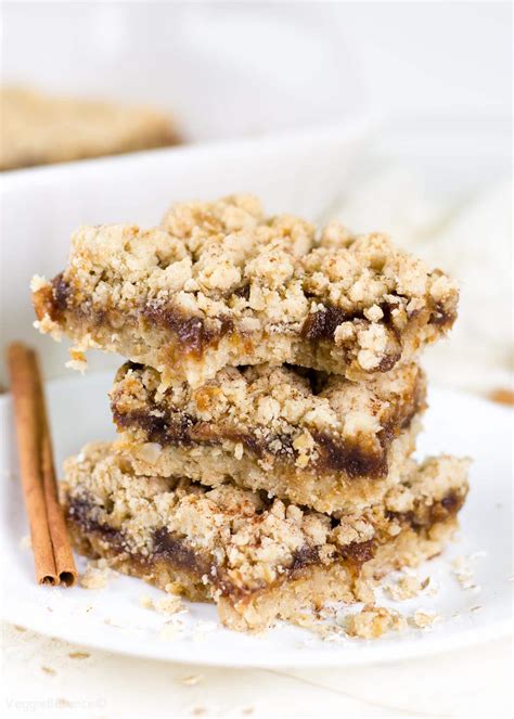 Chewy Apple Oatmeal Bars - Gluten Free Recipes | Easy Recipes by Veggie Balance