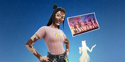 Fortnite's New Joy Character Has Vitiligo & Roller Skates