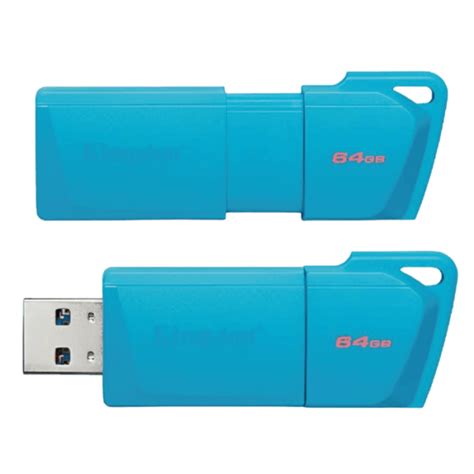 Kingston – DataTraveler Exodia M 64GB USB Flash Drive (Aqua Blue ...