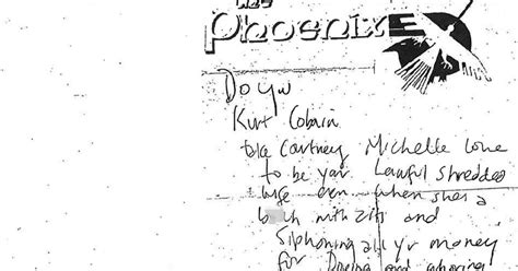 Kurt Cobain handwritten death-scene note, made public after 20 years ...