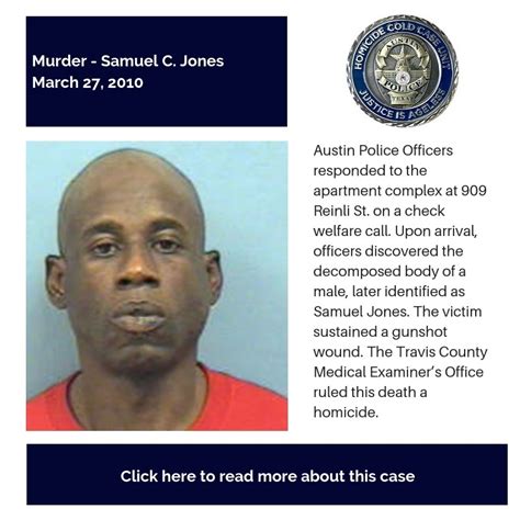 Homicide Cold Cases | AustinTexas.gov