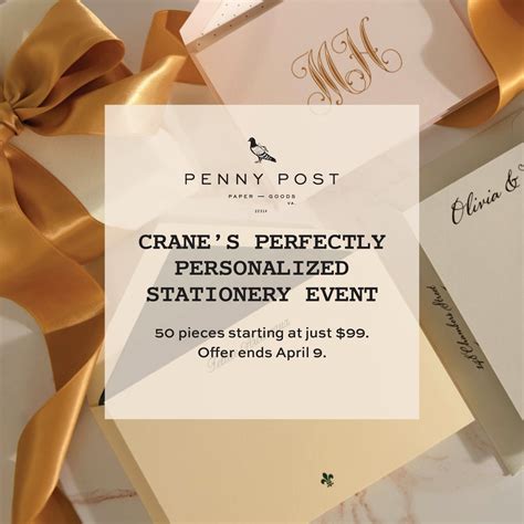 Crane's Perfectly Personalized Stationery – Penny Post, Alexandria VA