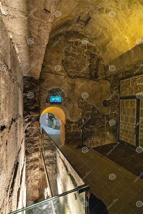 Western Wall Underground Tunnel with Holy of Holies Room Beneath Temple ...