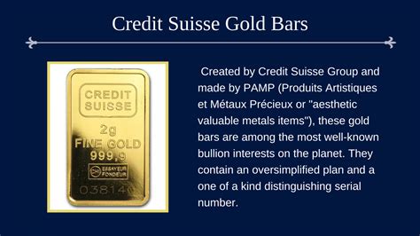 Credit Suisse Gold Bars